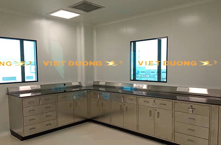 Thiết kế Lắp đặt Bàn thí nghiệm inox phòng sạch, Bàn thí nghiệm inox phòng vi sinh, Stainless Steel Work Bench: Nhà thầu chuyên nghiệp cho các dự án